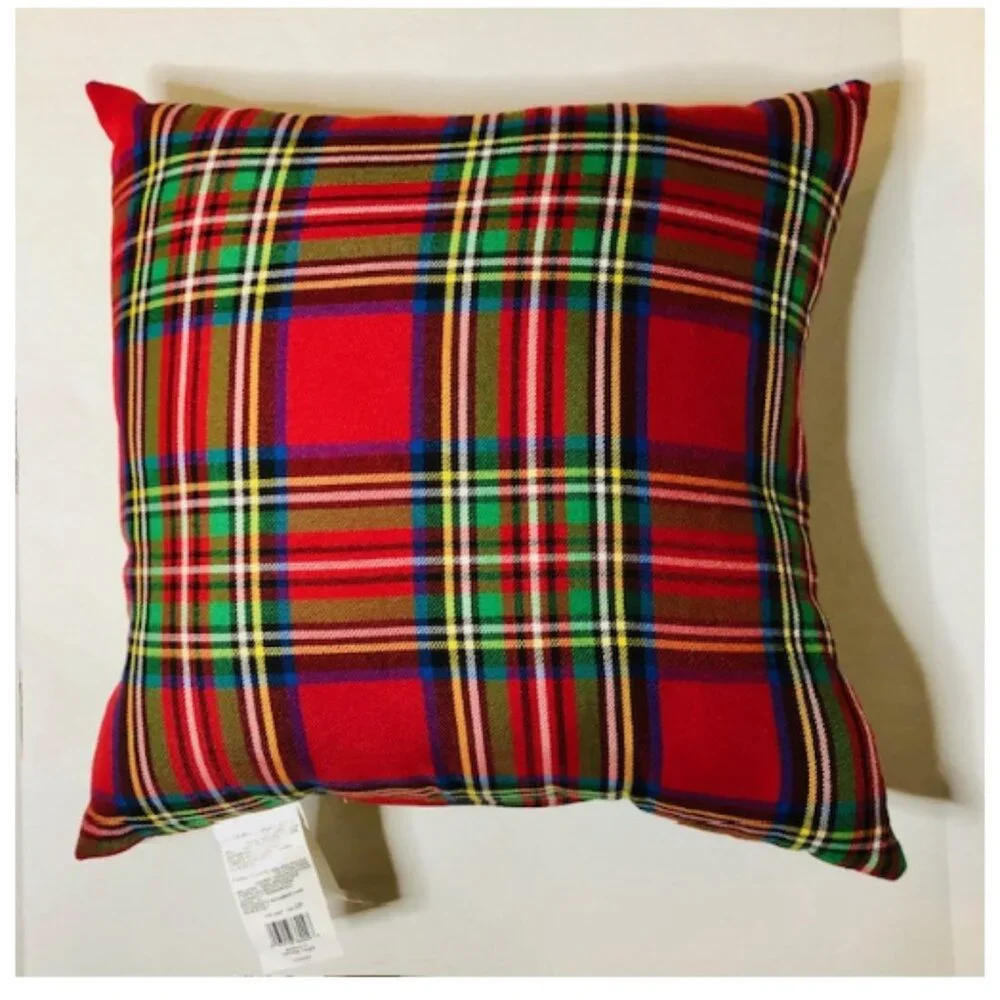 NEW Brentwood Originals Christmas Decorative Square Pillow 19